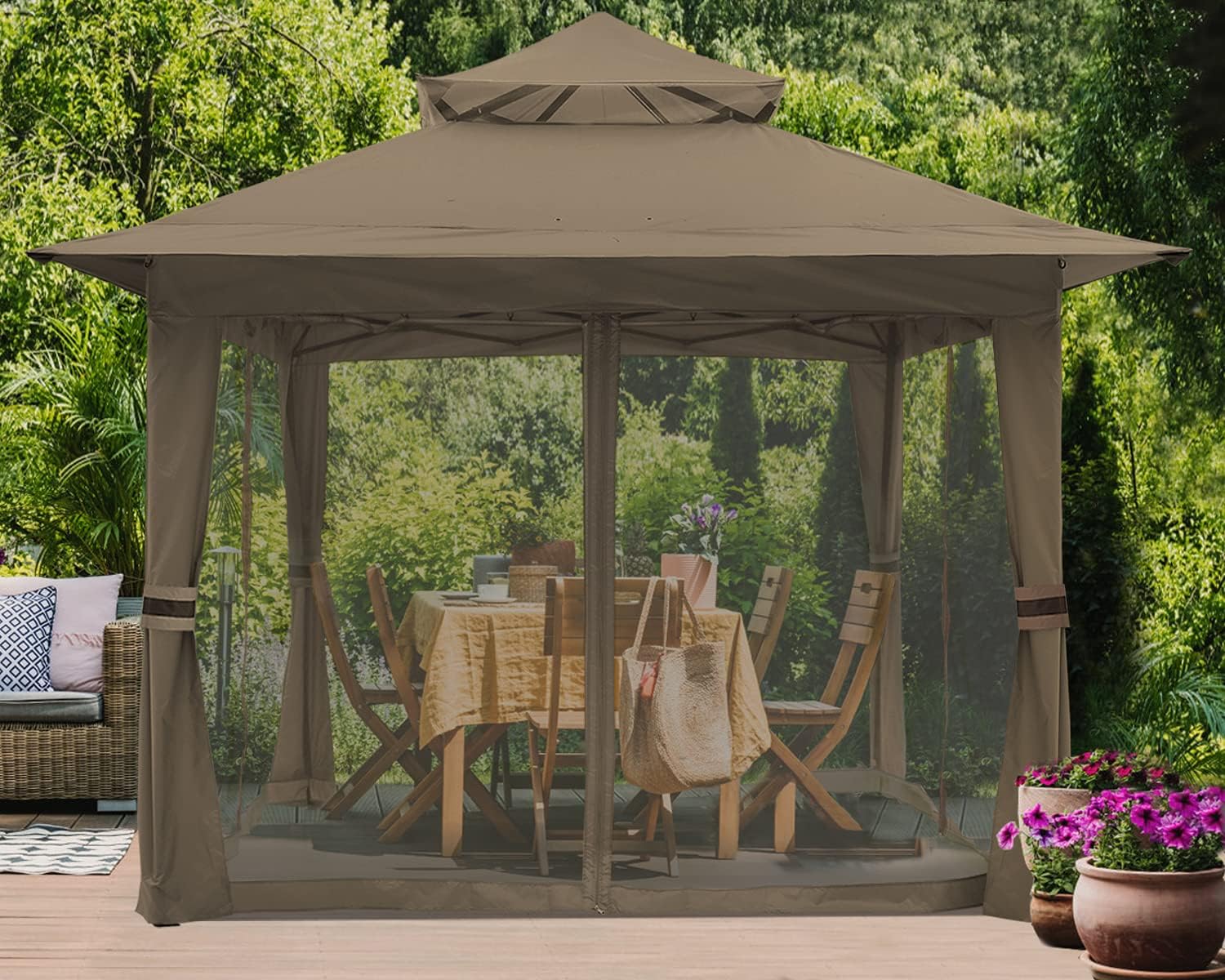 Best Gazebo With Mosquito Netting 2024 (An Unbiased List) 4 810r8jGlcsS. AC SL1500
