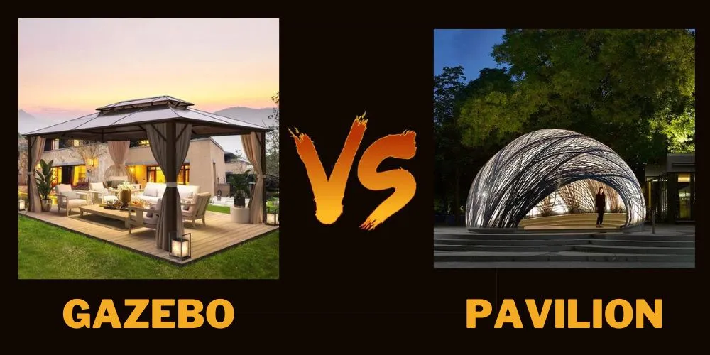 Gazebo vs Pavilion: complete comparison