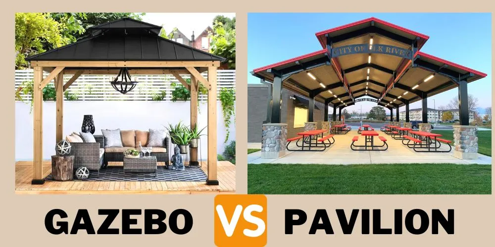 Gazebo vs Pavilion: Differences and Similarities