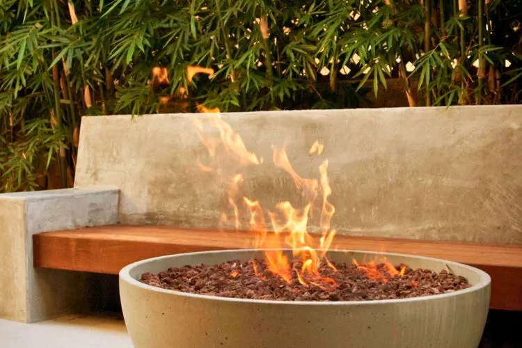 Design considerations for combining with a fire pit