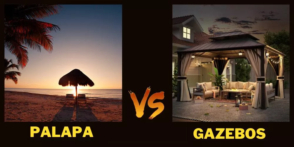 Palapa vs Gazebo (detailed comparison)